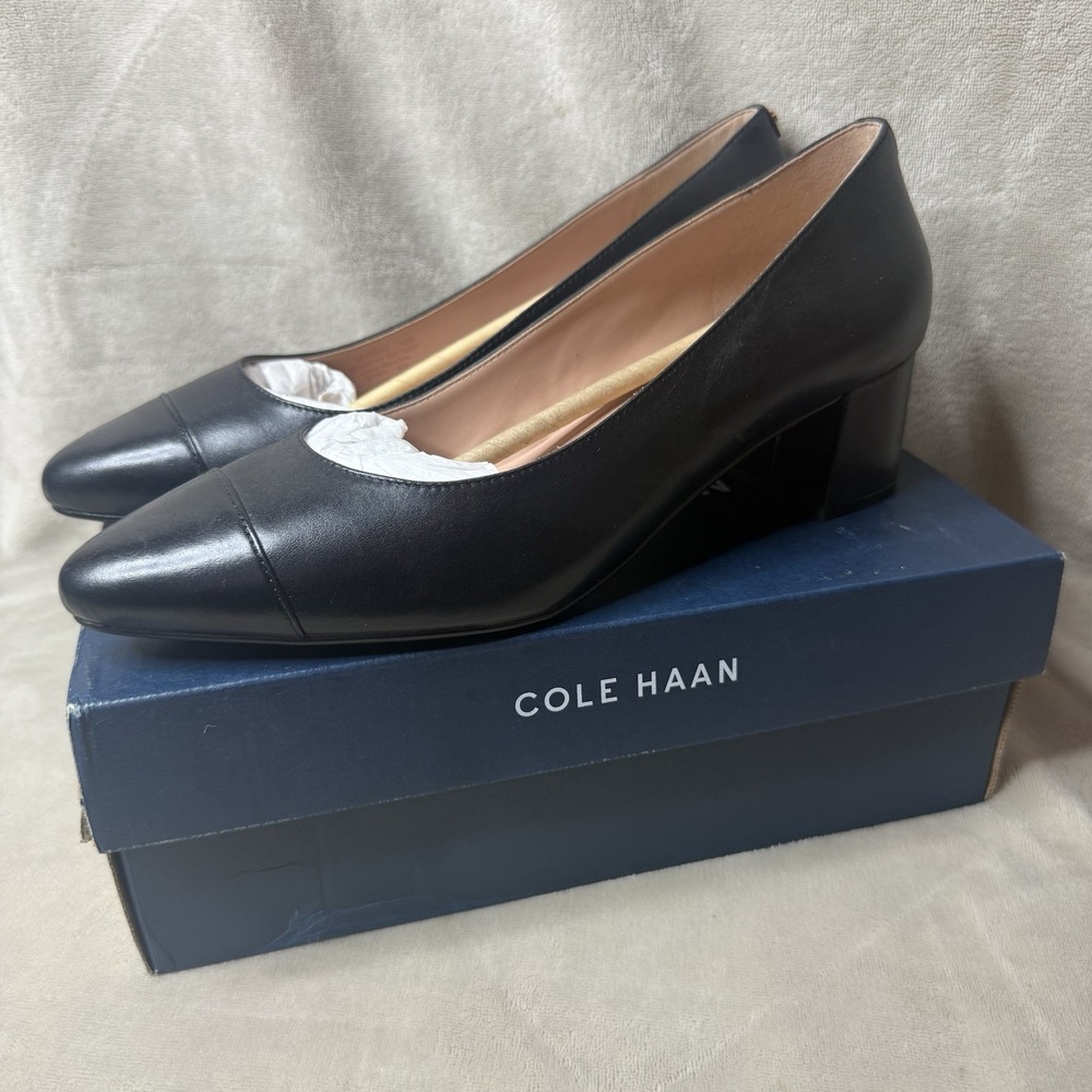 Cole Haan Women's Go-To Block Waterproof Heel Pumps 45MM Size 8.5